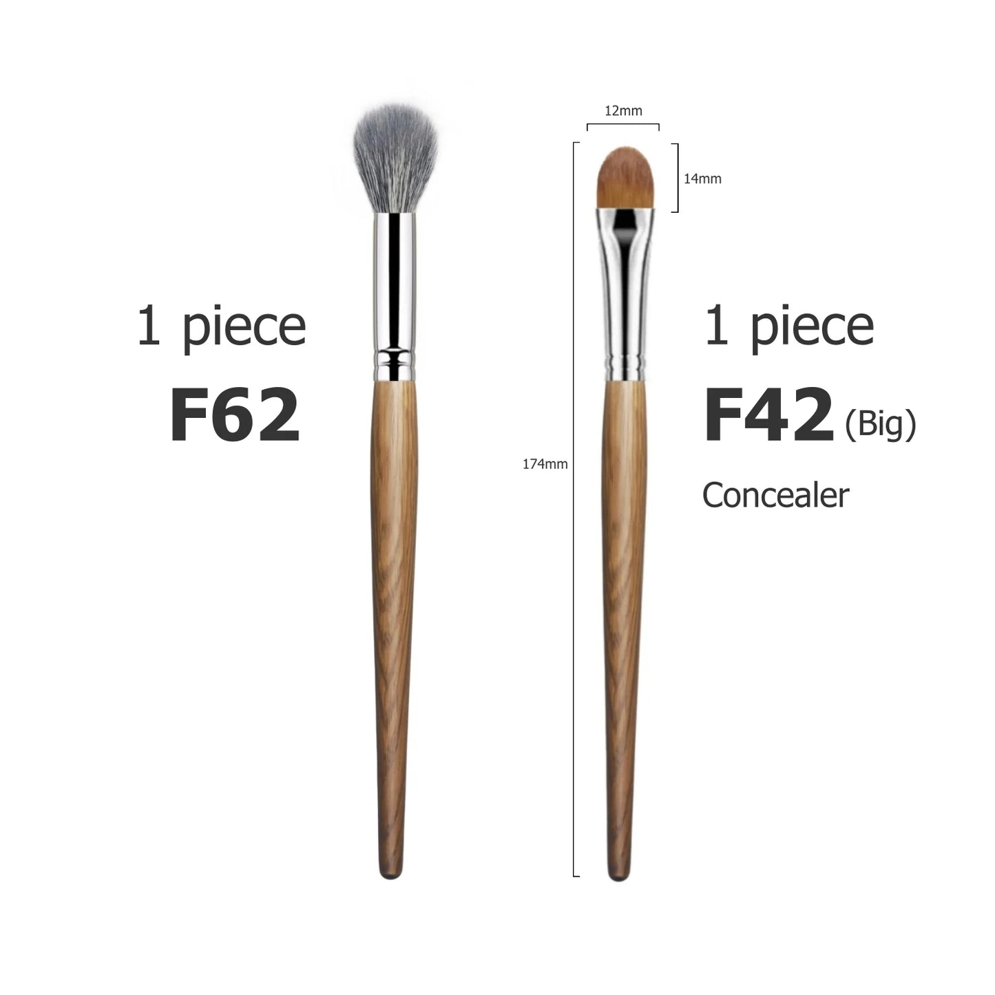 Blush Makeup Brushes Bronzer Soft Fluffy Natural Goat Hair Face Make Up Brush Tools