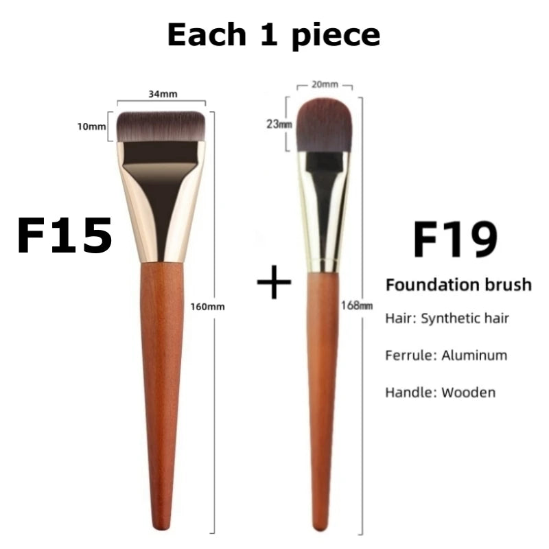 Ultra Thin Foundation Makeup Brushes Flat Top Angled professional Face Contour Make Up Brush