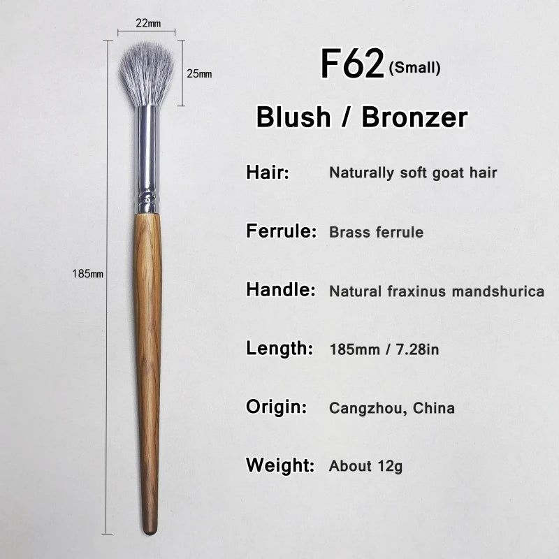 Blush Makeup Brushes Bronzer Soft Fluffy Natural Goat Hair Face Make Up Brush Tools