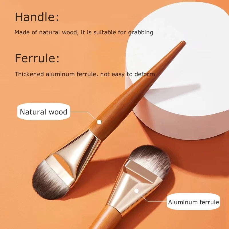 Ultra Thin Foundation Makeup Brushes Flat Top Angled professional Face Contour Make Up Brush